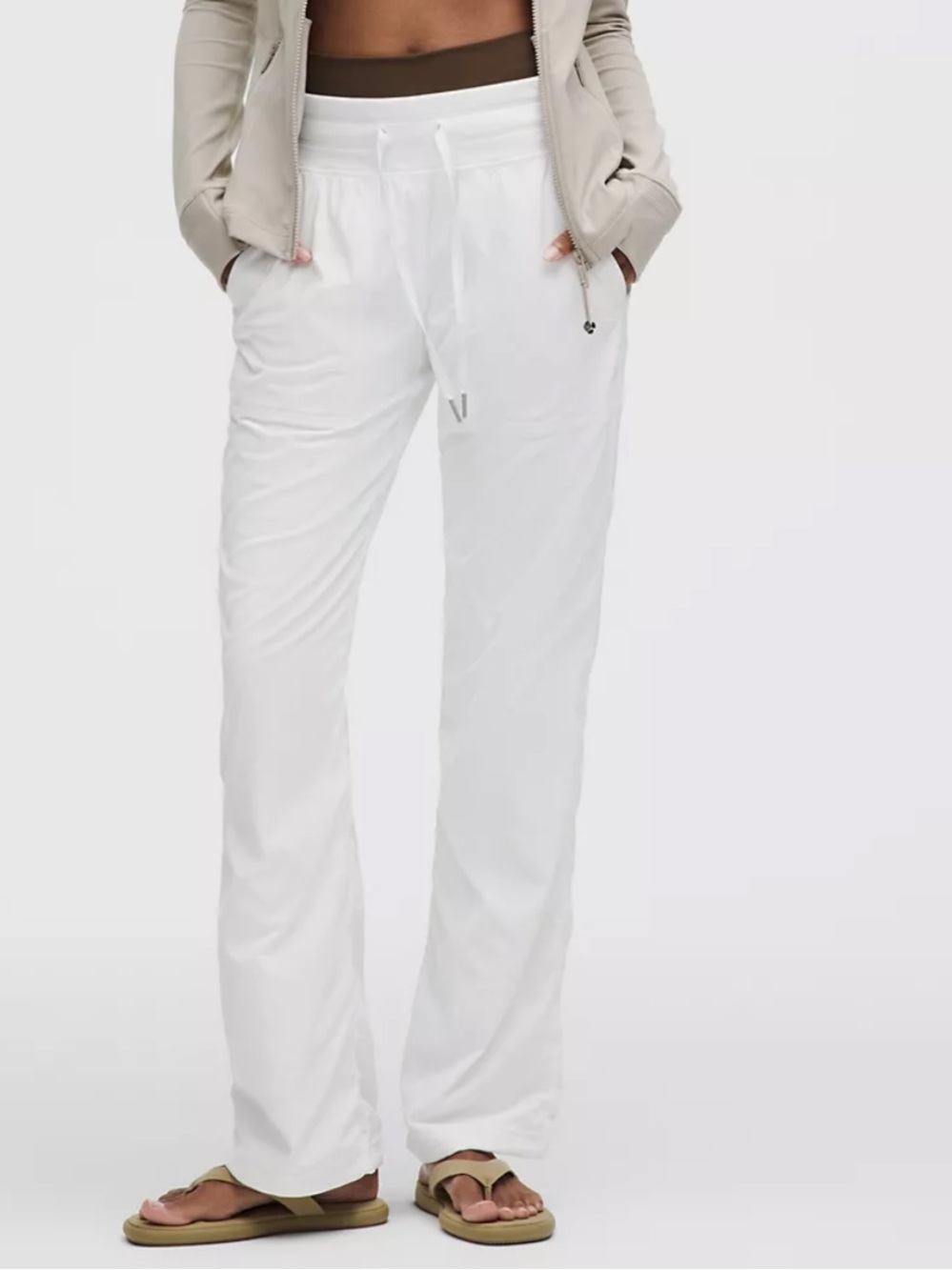 Lululemon Dance Studio Mid-rise pant white size 8